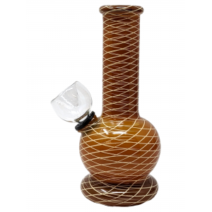 5'' Asst Colored Net Design Water Pipe - [RJA65]