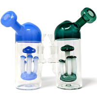 7" Keep It Under Your Mushroom Cap Water Pipe - [RJA90]