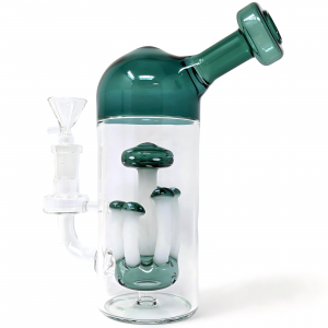 7" Keep It Under Your Mushroom Cap Water Pipe - [RJA90]