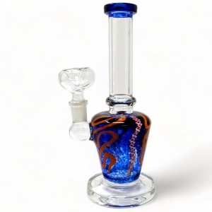 7" The Florescence Glass Delicate Water Pipe - Assorted [RKD69]