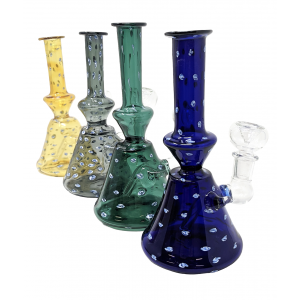 7.5" Color Tube Dot Art Water Pipe [RKGS19]