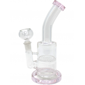 8" Assorted HoneyComb Perc Water Pipe [SAJ04]