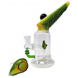 7" Avocado Rig W/ Matching Avocado Bowl [SG3360]