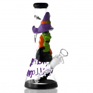 10" 3D Witching Woman Baker Bong (Glow in the Dark)