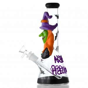 10" 3D Witching Woman Baker Bong (Glow in the Dark)