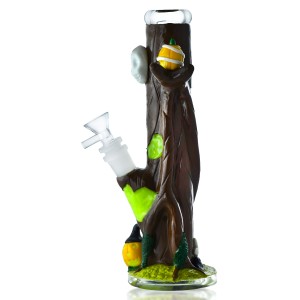 10" Haunted Woods Straight Bong (Glow in the Dark)