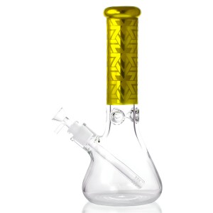 13.5" 7mm Abstract Pattern Beaker Bong (Assorted)