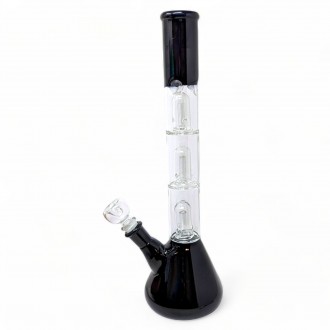 14'' 3 Dome Perc Water Pipe [JA53] - [SGWAT000]