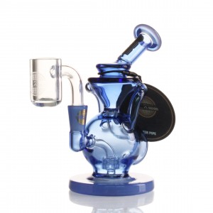 OPG - Mini Rig Series - 5" Circular-Flask Recycler W/ Banger Mini Rig [SK-R01]