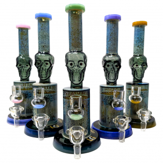 Loud Cloud - 11" "Museum Of Death" Skull Water Pipe [TE-147] 