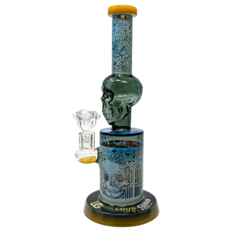 Loud Cloud - 11" "Museum Of Death" Skull Water Pipe [TE-147] 