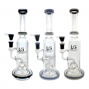 Loud Cloud - 12" Straight-Shot Drum Matrix Perc Water Pipe [TW-142]