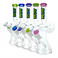 9" AFM Mini Hunchback Colored Lip Glass Beaker Bong*