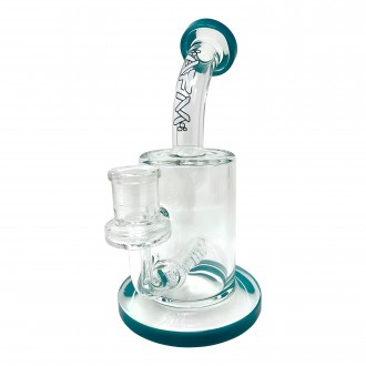 7.5" AFM Clear Glass Inline Perc Dab Rig*