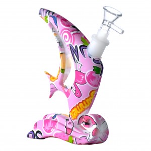 6.5" Fish Design Silicone Water Pipe (Assorted)