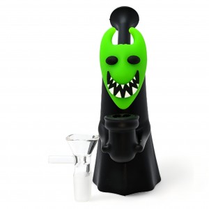 6" Jovial Jinn Silicone Water Pipe - [TX807]