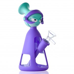 7" Mischief Alien Silicone Water Pipe - Assorted