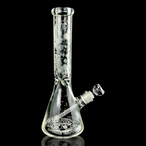 Stay Trippy Little Hippie 13.5" Beaker Bong