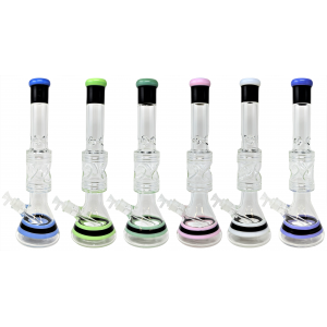 18" Twisted Ice Catcher Heavy Beaker Water Pipe [WCG30-0060]