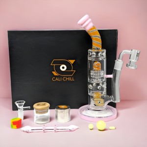 Cali Chill - Curved Neck Pairfect Tree Perc Water Pipe Kit [WP-2355]