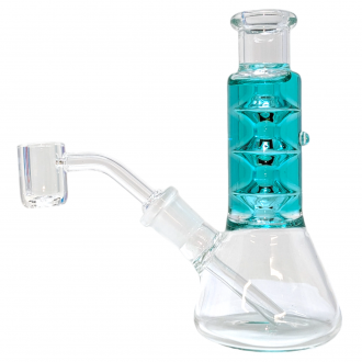 5.5" Glycerin Filled Mini Water Pipe W/ Banger [WP-2740]