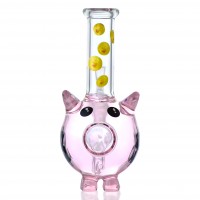 7" Quirky Piggy Design Water Pipe