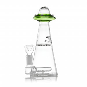 HEMPER - 7.5" Lift Off to Elevation UFO Vortex Rig Water Pipe - Green [WP0219]