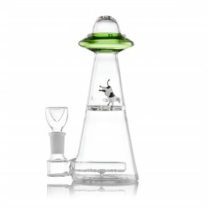 HEMPER - 7.5" Lift Off to Elevation UFO Vortex Rig Water Pipe - Green [WP0219]