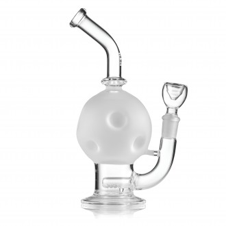 HEMPER - 7.5" Moonlit Sip - Full Moon Sand Blasted Water Pipe - [WP0921]