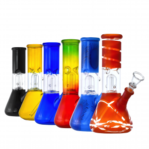 8'' Single Perc Water Pipe - Assorted Designs