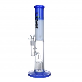 Clover Glass - 14" Twilight Tones Ice Pinch W/Tree Perc Water Pipe [WPB-362]