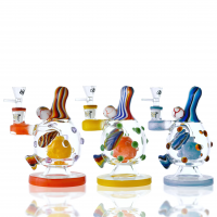 Lookah Glass - 7.5" Eye See You Bubble Bliss Water Pipe