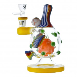 Lookah Glass - 7.5" Eye See You Bubble Bliss Water Pipe