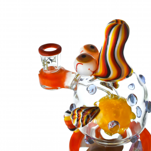 Lookah Glass - 7.5" Eye See You Bubble Bliss Water Pipe