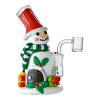 7.5" Snow Much Fun Water Pipe - Glow in the Dark