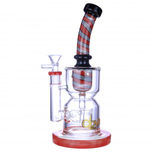 Clover Glass - 9.8" Time Cascades Masterpiece Swirls Water Pipe [WPD-324]