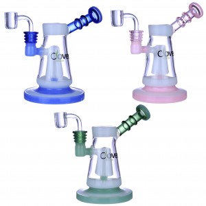 Clover Glass - 6" Showerhead Perc Mini Dab Rig