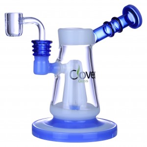 Clover Glass - 6" Showerhead Perc Mini Dab Rig