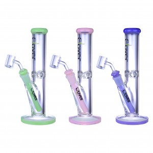 Clover Glass - 10" Ease Into Bliss With Our Cylindrical Water Pipe