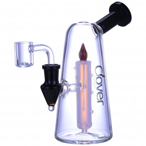 Clover Glass - Light Up Your Toke with 7" Candle Bong