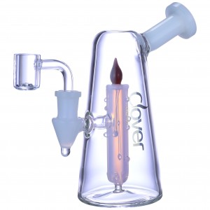 Clover Glass - Light Up Your Toke with 7" Candle Bong