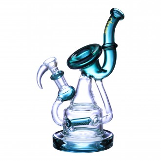 Clover Glass - 9.5" Symphony Horn Inline Perc Water Pipe