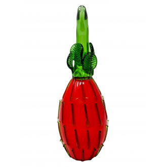 7.5" Frit Art Assorted Color Pineapple Water Pipe [WPL119]