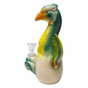 7.9" Hatching Dragon Bird Ceramic Water Pipe - [WSG013]