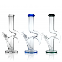 13.5" 9mm Single Kink Zong Water Pipe