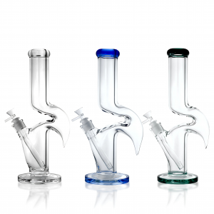 13.5" 9mm Single Kink Zong Water Pipe