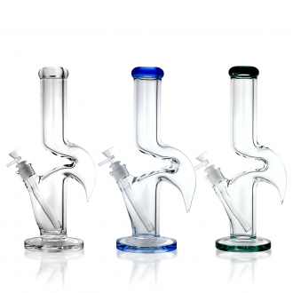 13.5" 9mm Single Kink Zong Water Pipe