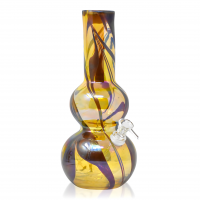 12" Double TubbieSoft Glass Water Pipe 