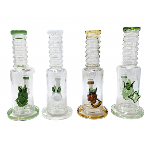 8" Multi Rim W/ Pineapple Perc Water Pipe - [ZD170]