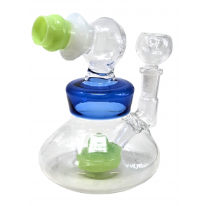 6" Slyme Art Perc Water Pipe [ZD183]